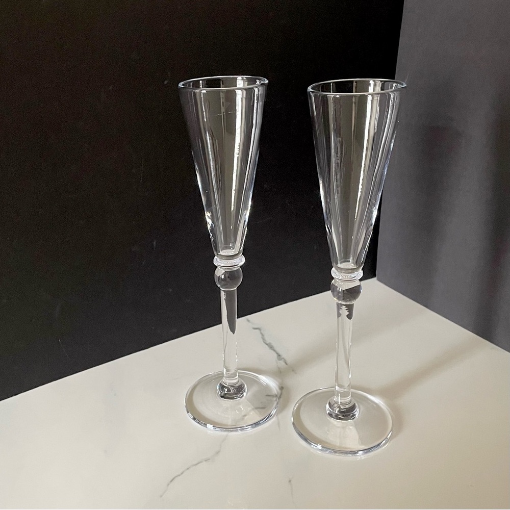 SET of 2 Hartland Flutes by Simon Pearce